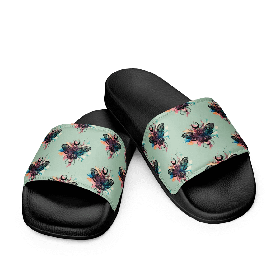Skull Moth Comfort Women's Slides product image (8)