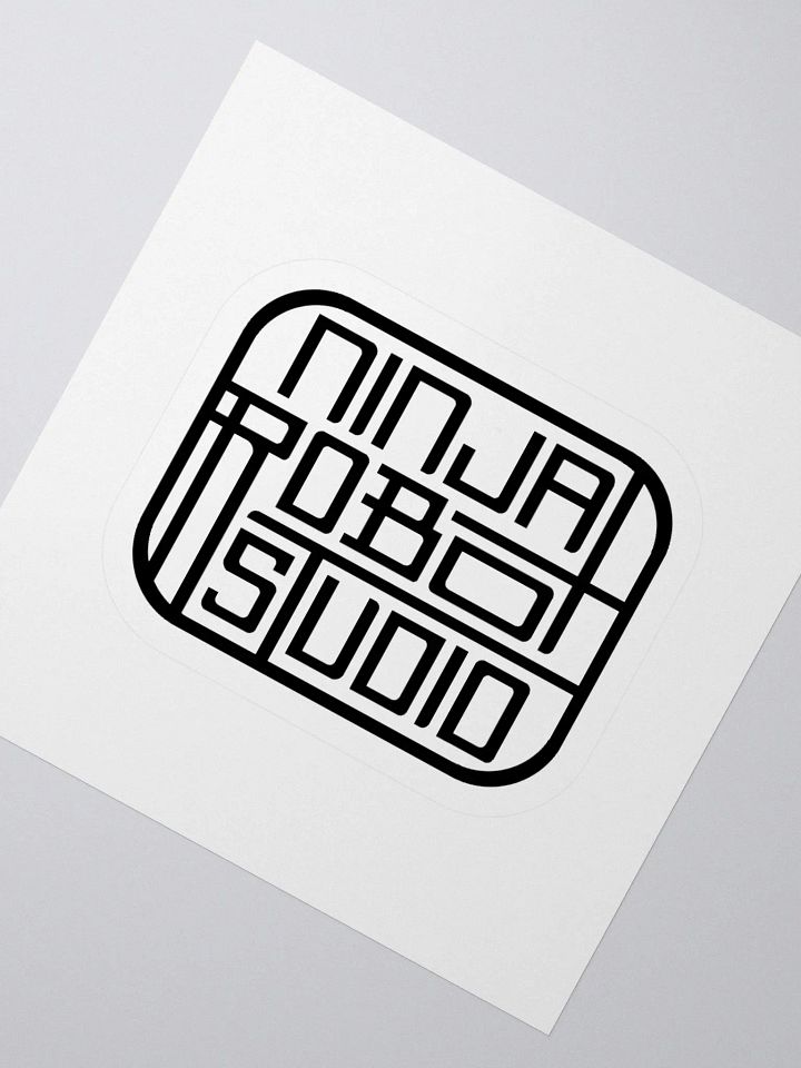 Ninja Robot Kiss Cut Sticker product image (2)