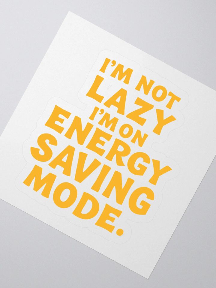 Energy Saving Mode Sticker Set product image (6)