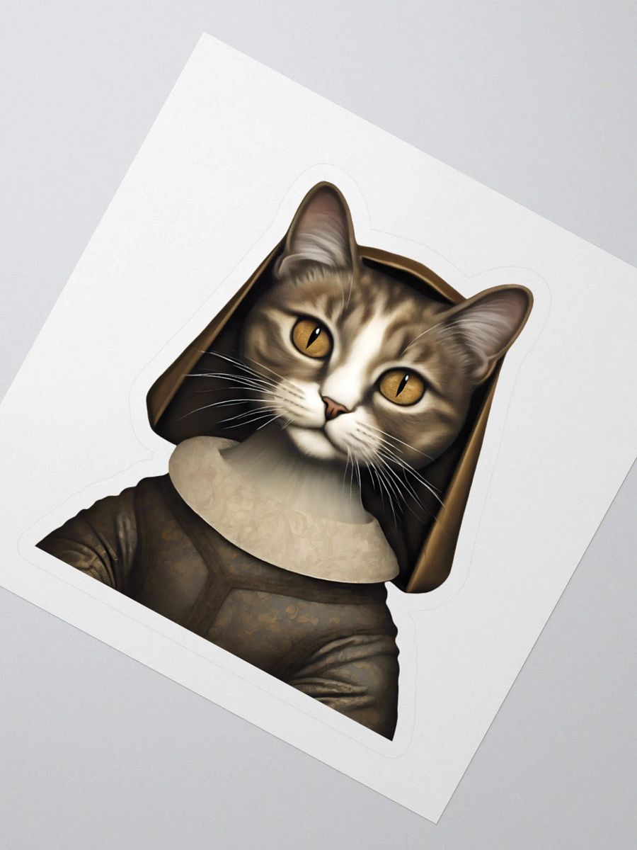 Renaissance Cat Kiss Cut Stickers product image (2)
