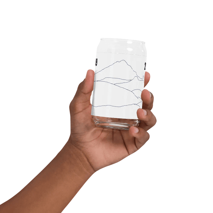 Gilbert Peak glass (plain sketch outline 1949-2024) product image (32)