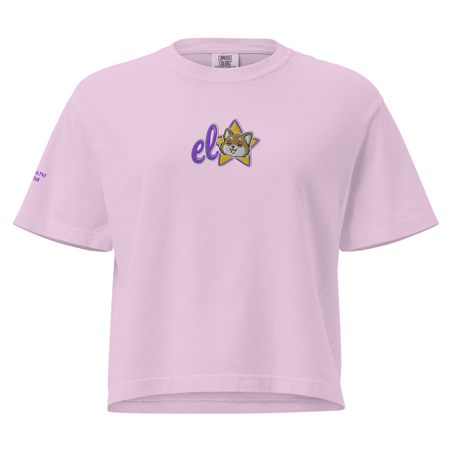 el☆ embroidered boxy tee product image (9)