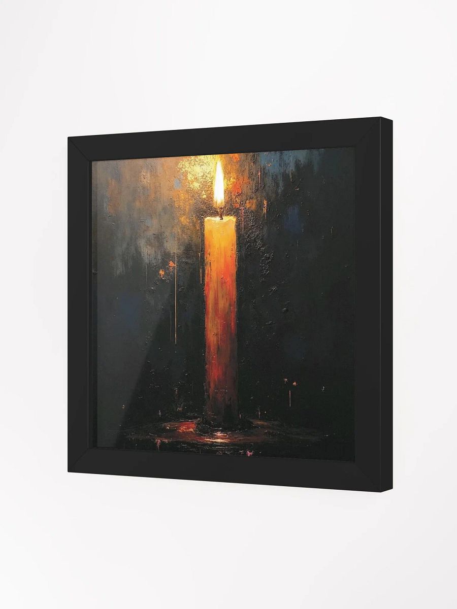 Ethereal Glow Candlelight Framed Print product image (36)