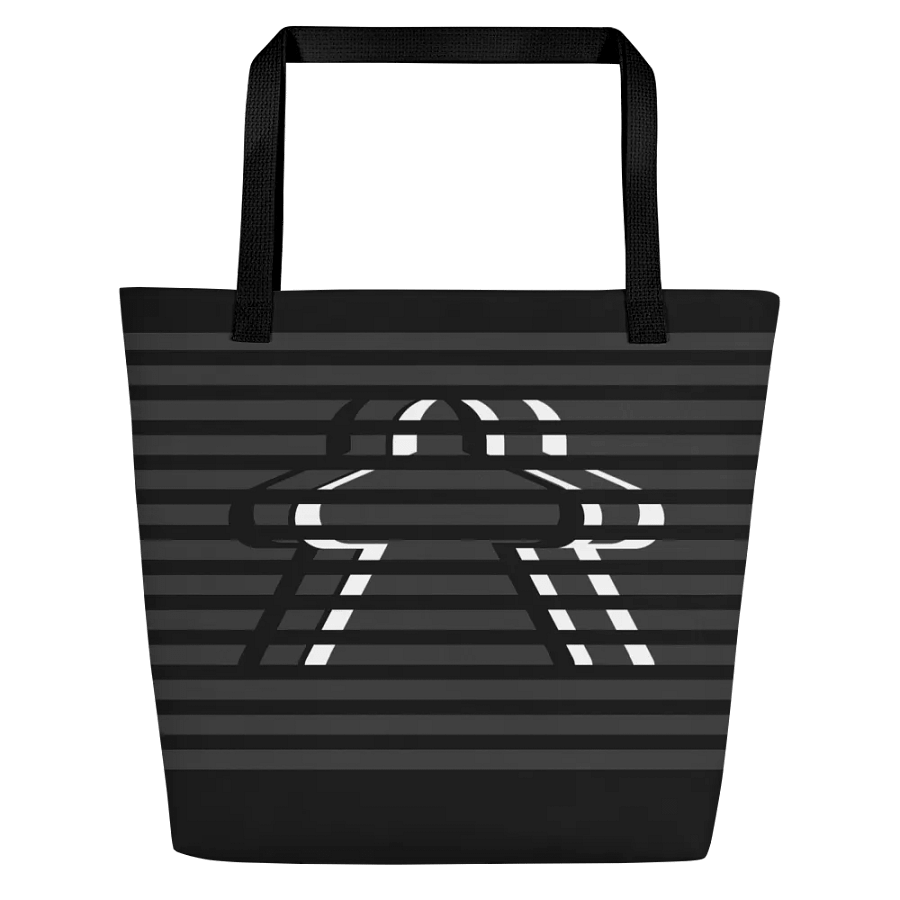 Abstract Meeple Prison Shoulder Tote Bag for Board Gamers product image (3)