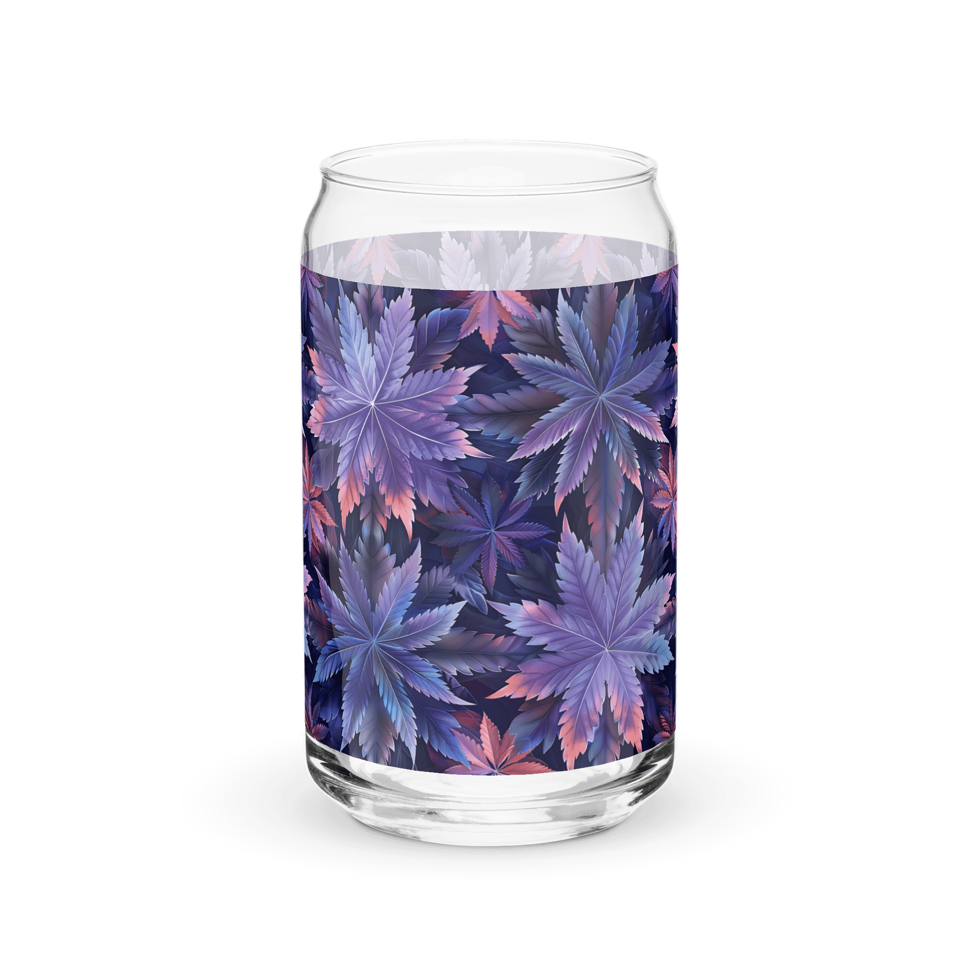 Cannabis - Indica Dreams- Design on 16 oz Can-Shaped Glass product image (1)