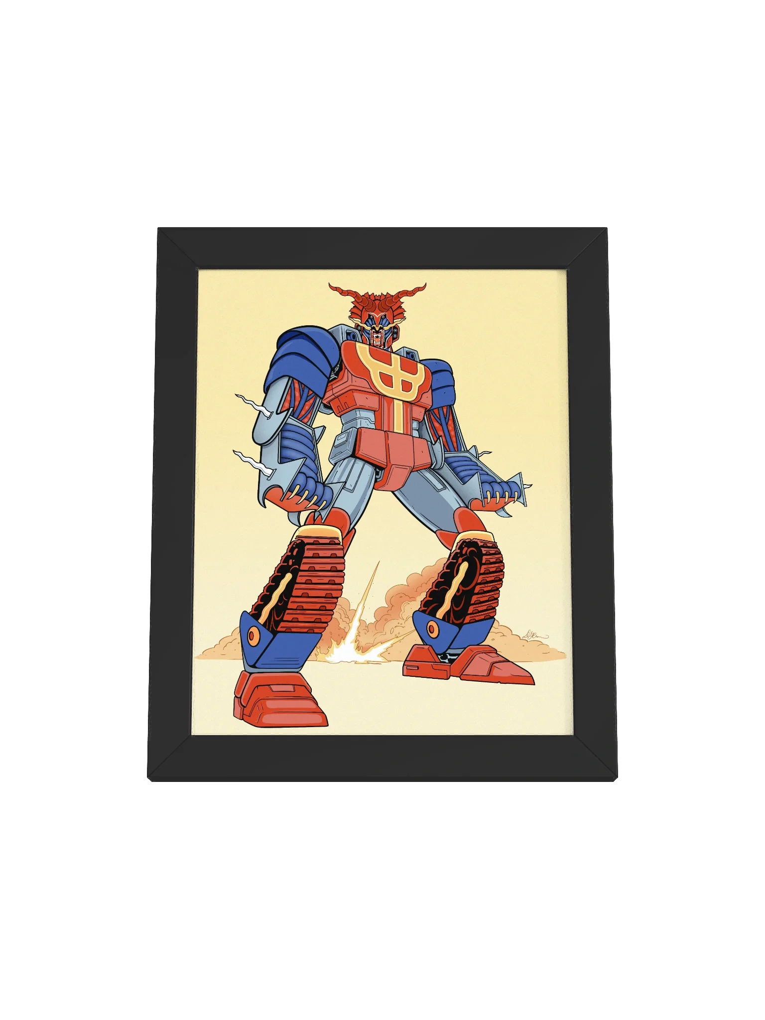 The Metallian 1984 Autobot - Judas Priest & Transformers Mashup Framed Art Print product image (2)