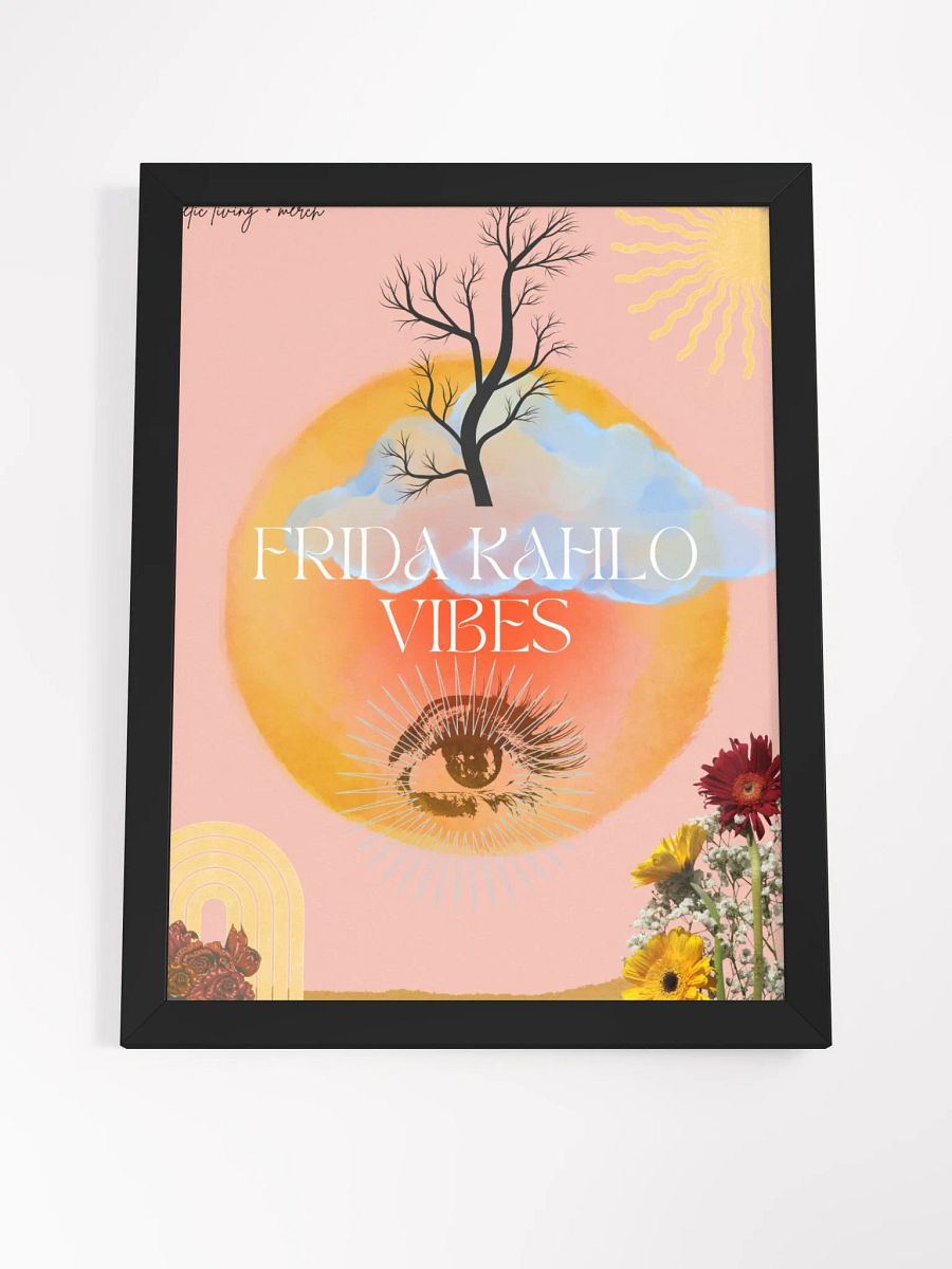frida kahlo vibes - framed design product image (4)