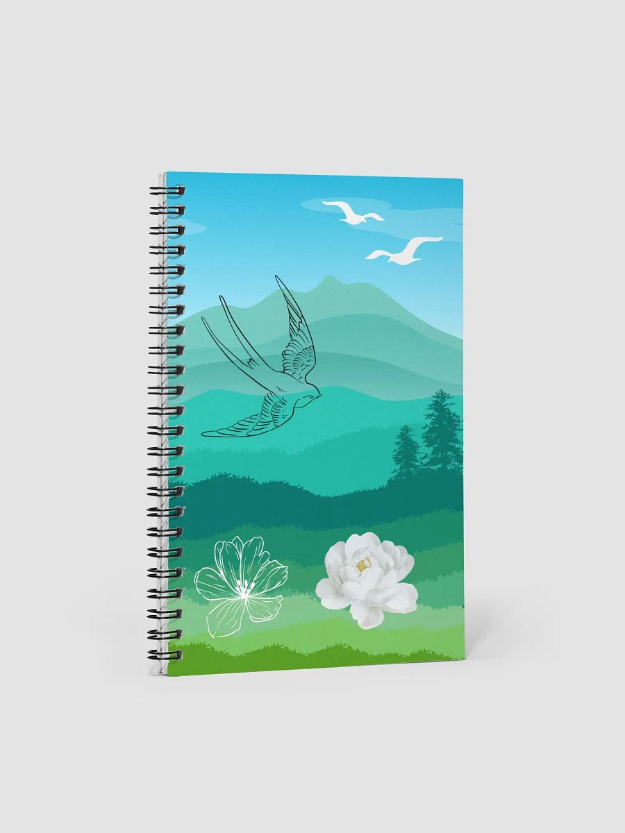 Bird in Flight Floral Horizon - Notebook product image (1)