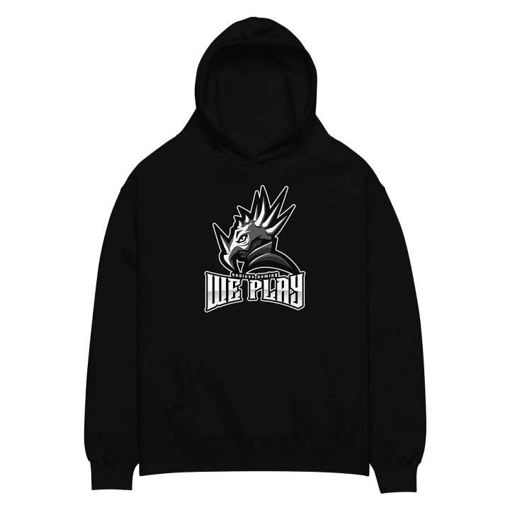 weplay hoodie white logo product image (2)