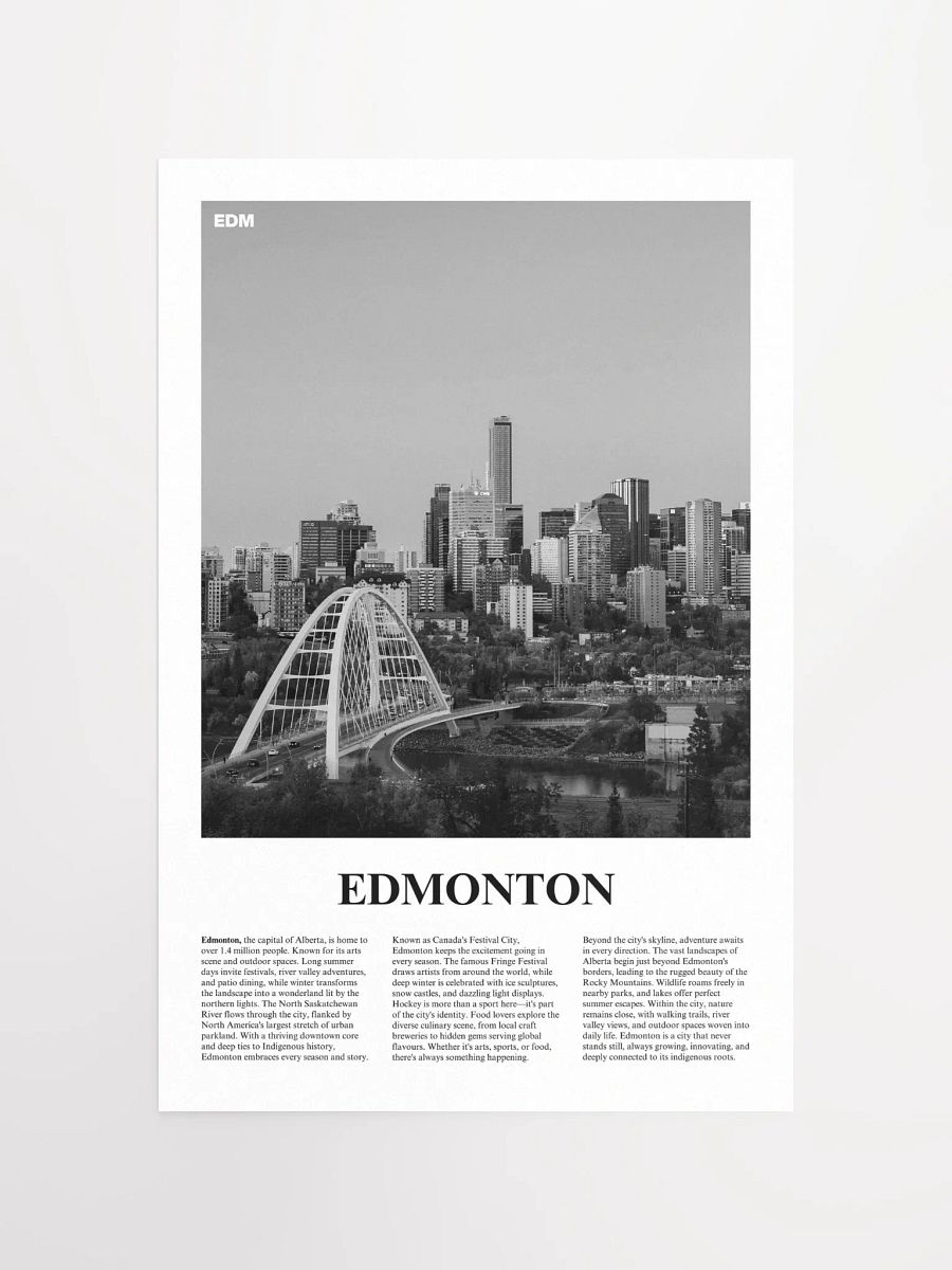 Edmonton 02 Newspaper Poster product image (5)