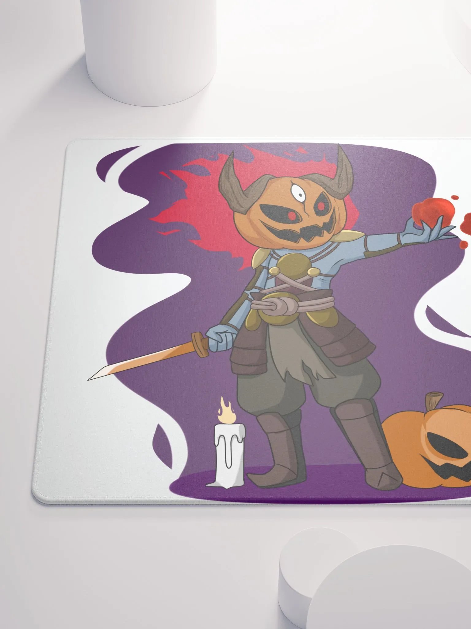Halloween Oni Gaming Mouse Pad product image (6)