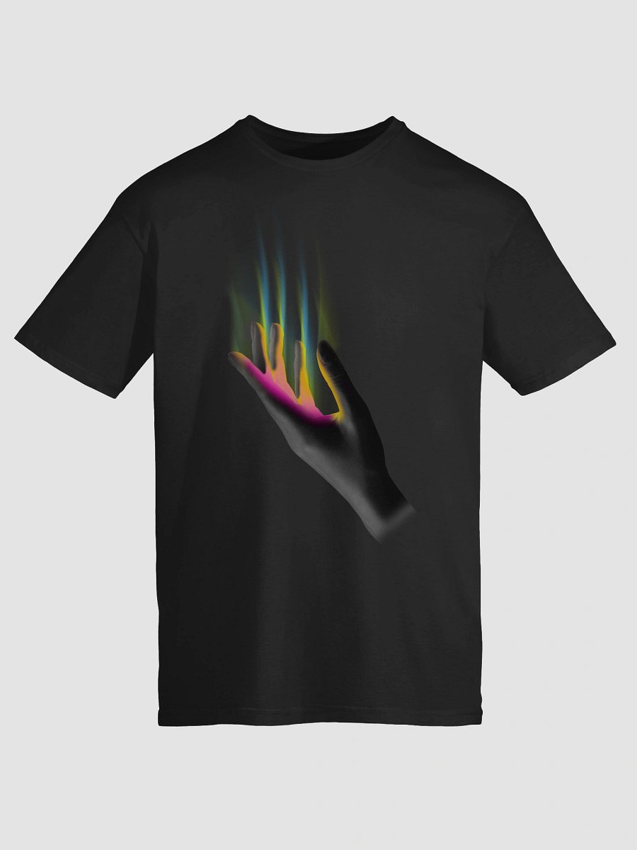 Neon Fire Hand Unisex Tee product image (1)