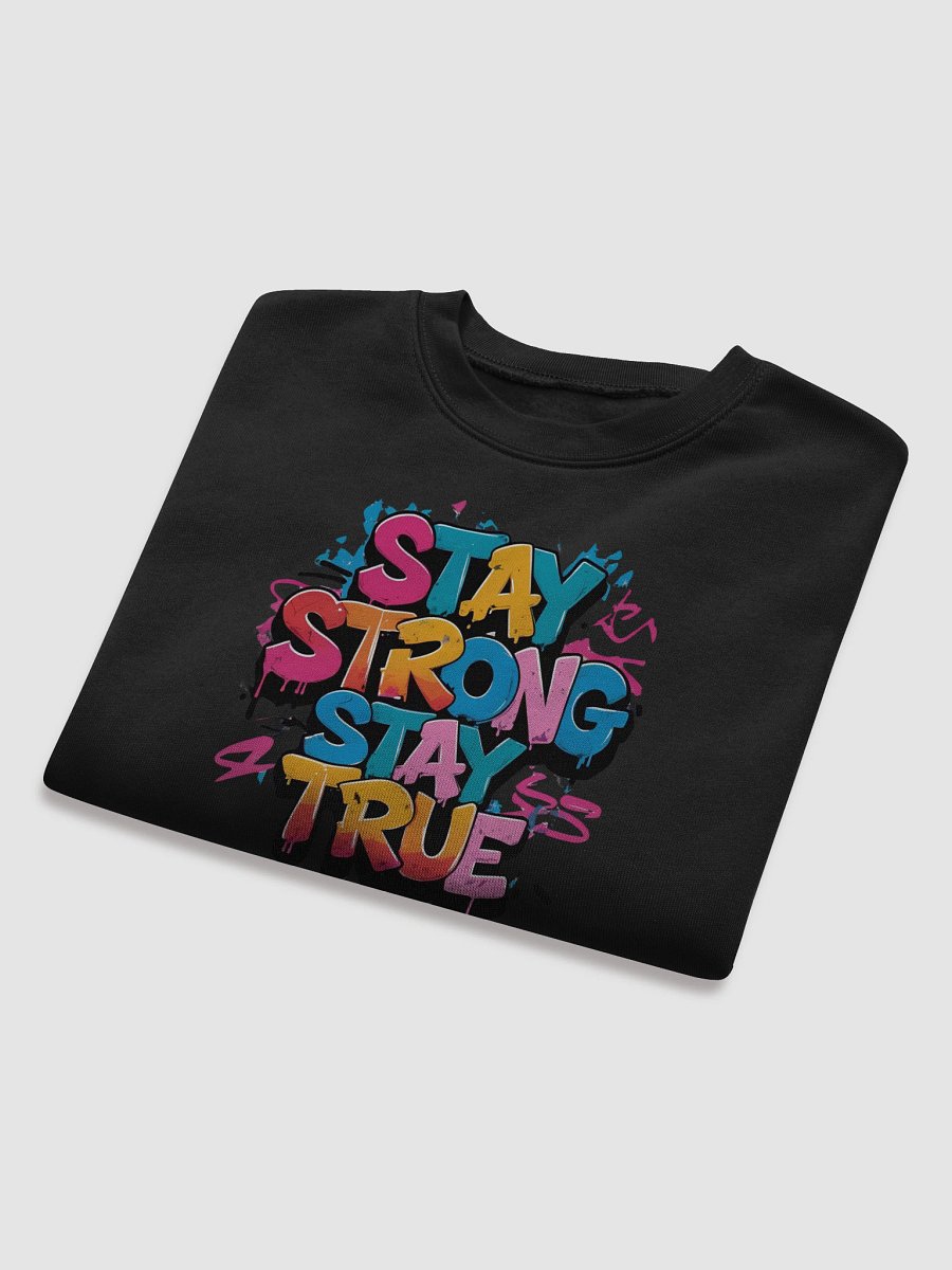 Stay Strong Stay True Women's Crop Top - Bella + Canvas Sweatshirt fit product image (16)
