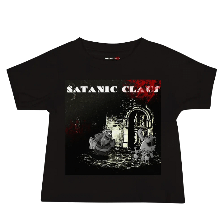 Satanic Claus Unisex Baby Tee product image (2)
