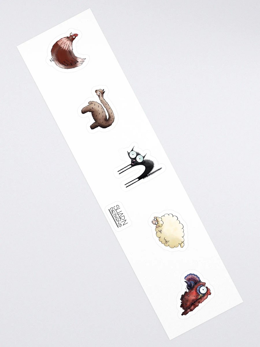 Impossible Farm Animals Kiss Cut Stickers Set 2 product image (2)
