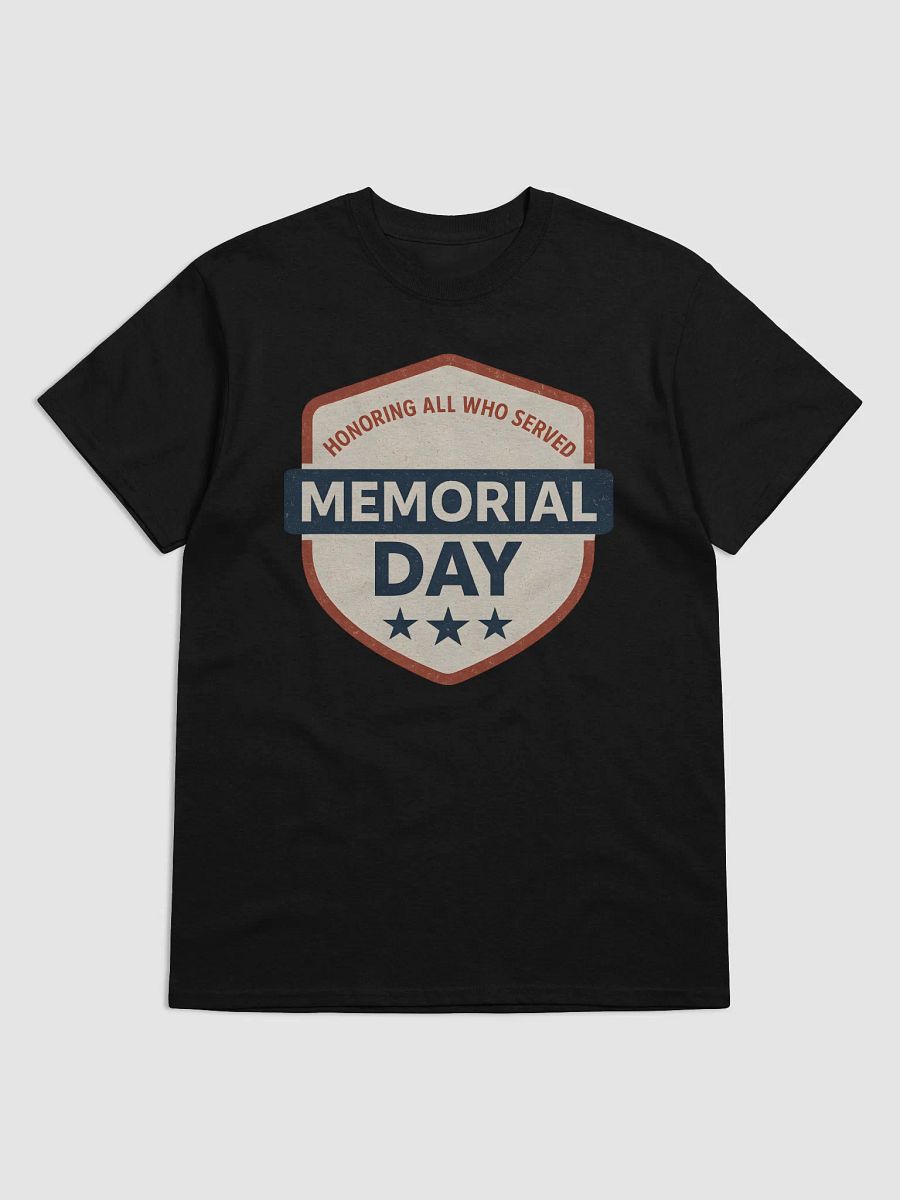 Vintage Memorial Day Emblem T-Shirt product image (2)