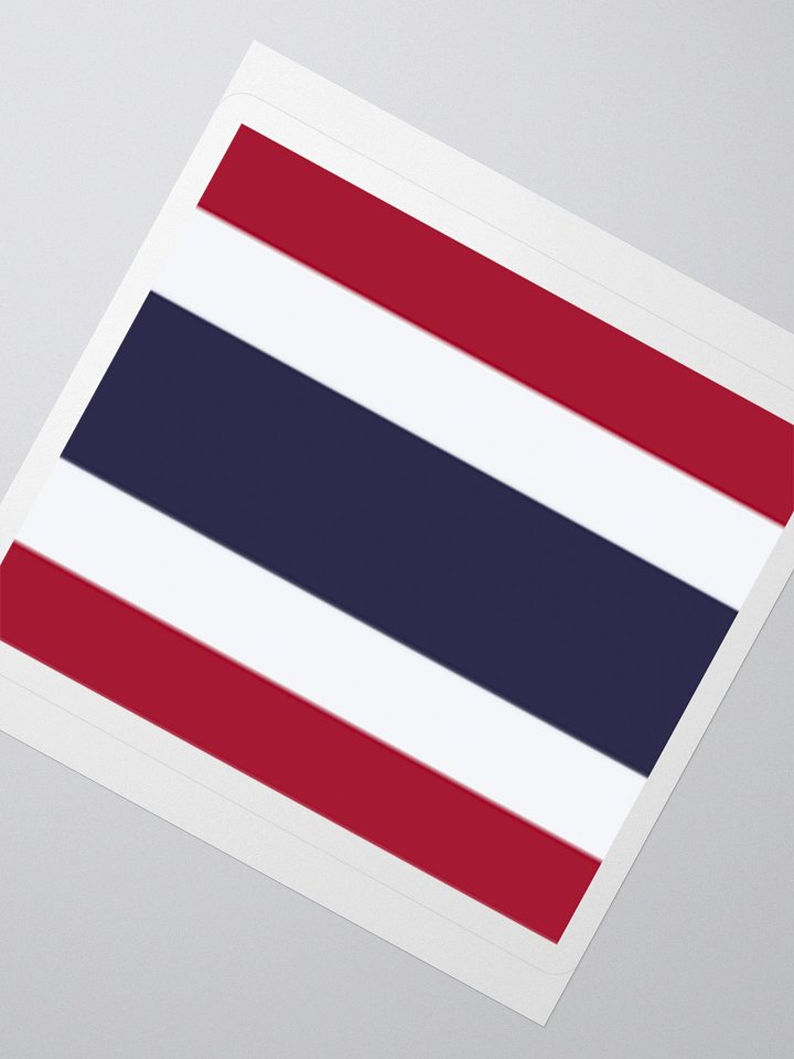 Thailand Flag Sticker - Premium Vinyl Design for National Pride product image (6)