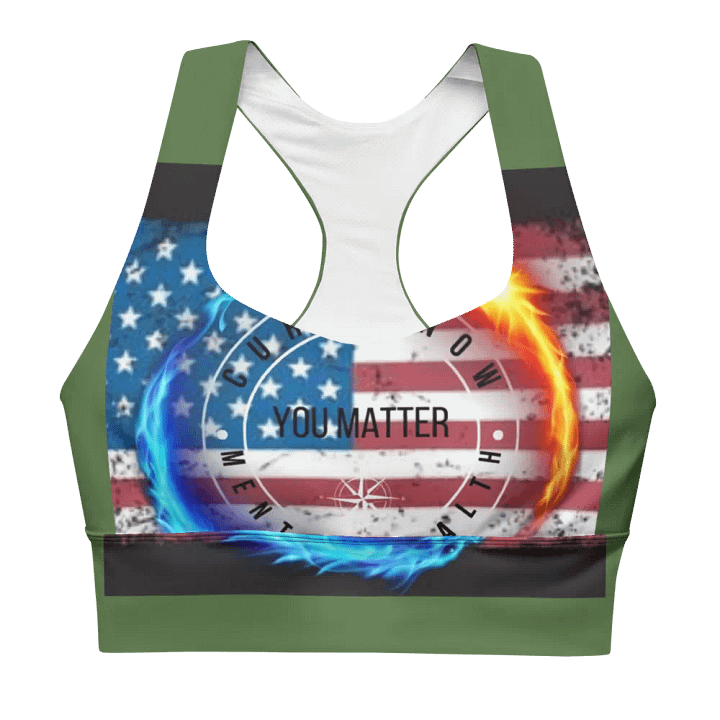 you matter sports bra - Fern Green product image (1)