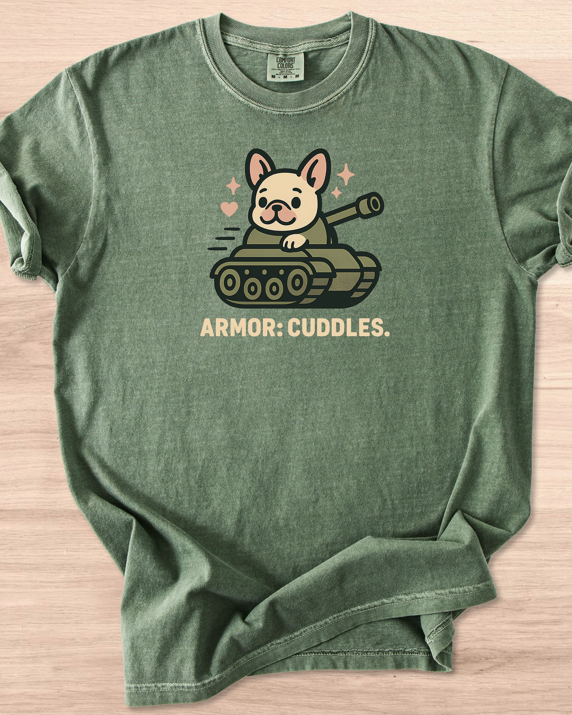 Tiny Tank Armor Cuddles (Frenchie) Tee product image (34)
