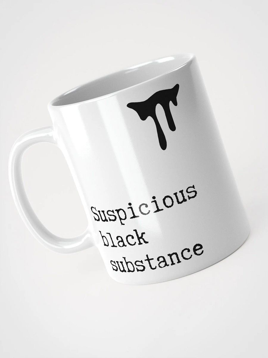 Suspicious Black Substance True Crime Coffee Mug product image (4)