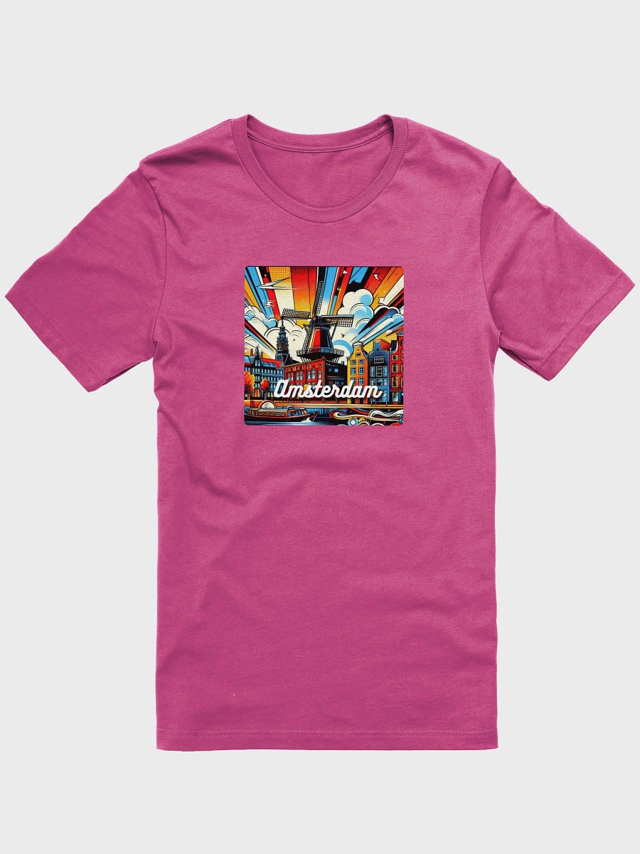Bella+Canvas Supersoft T-Shirt | AI design Amsterdam city product image (1)