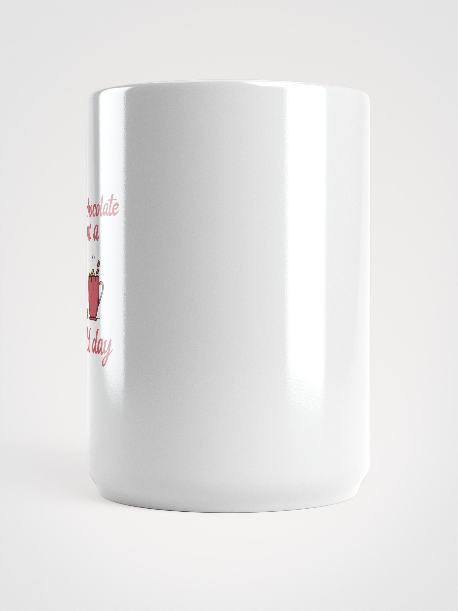 Hot Chocolate on a Cold Day Mug – Cozy Winter Cocoa Coffee Cup, Holiday Gift Idea product image (6)