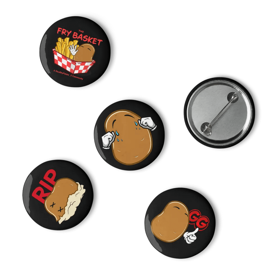 The Fry Basket Button Pins product image (6)