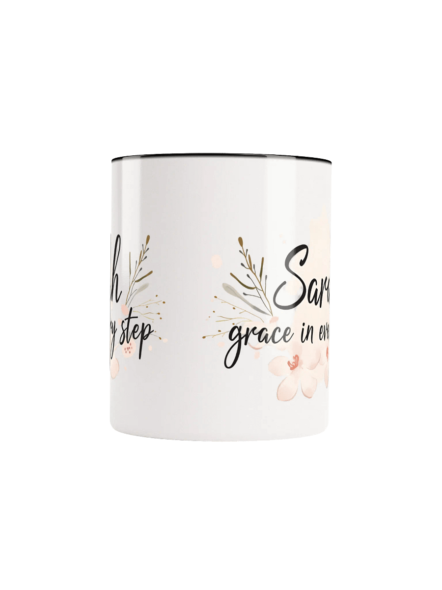 Sarah - Grace in Every Step | Elegant Personalized Mug product image (5)