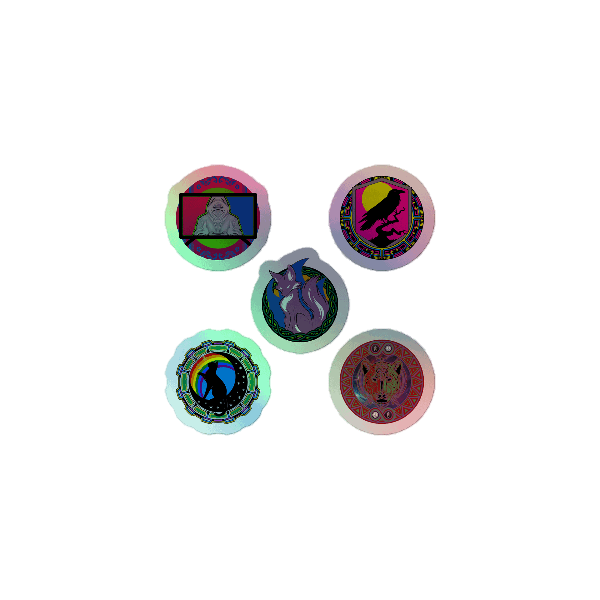 Wave 02 Holo Heroes Sticker Sheet Set product image (1)