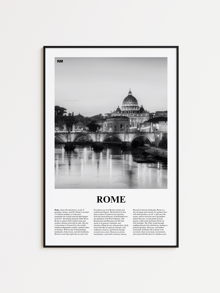 Rome 04 Newspaper Poster product image (1)