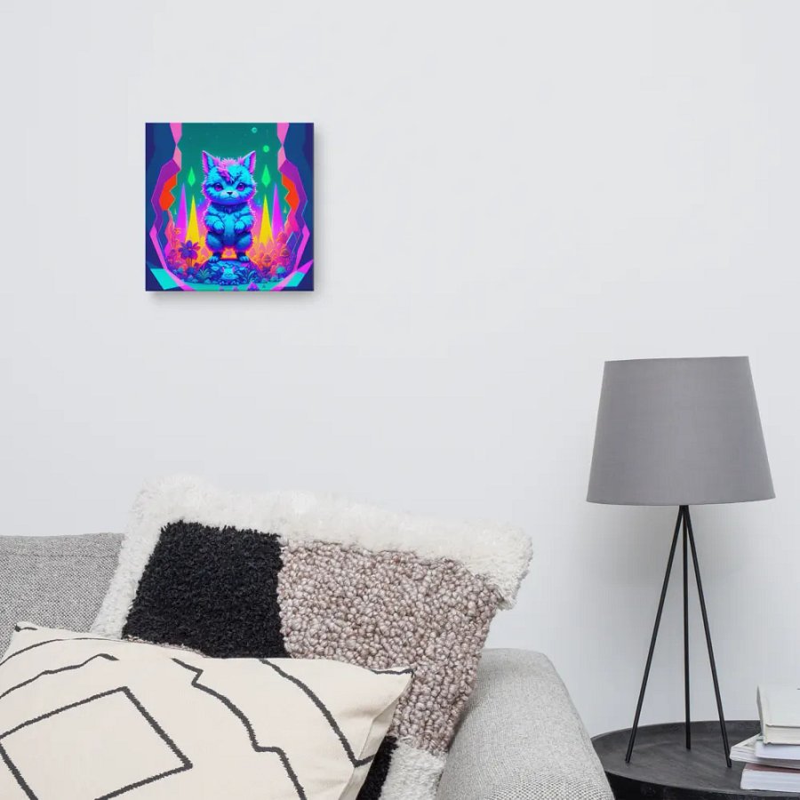 Cute Cat Digital Painting - v9 product image (10)