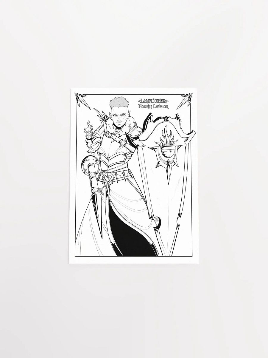 Lamplighter - Coloring Poster product image (4)