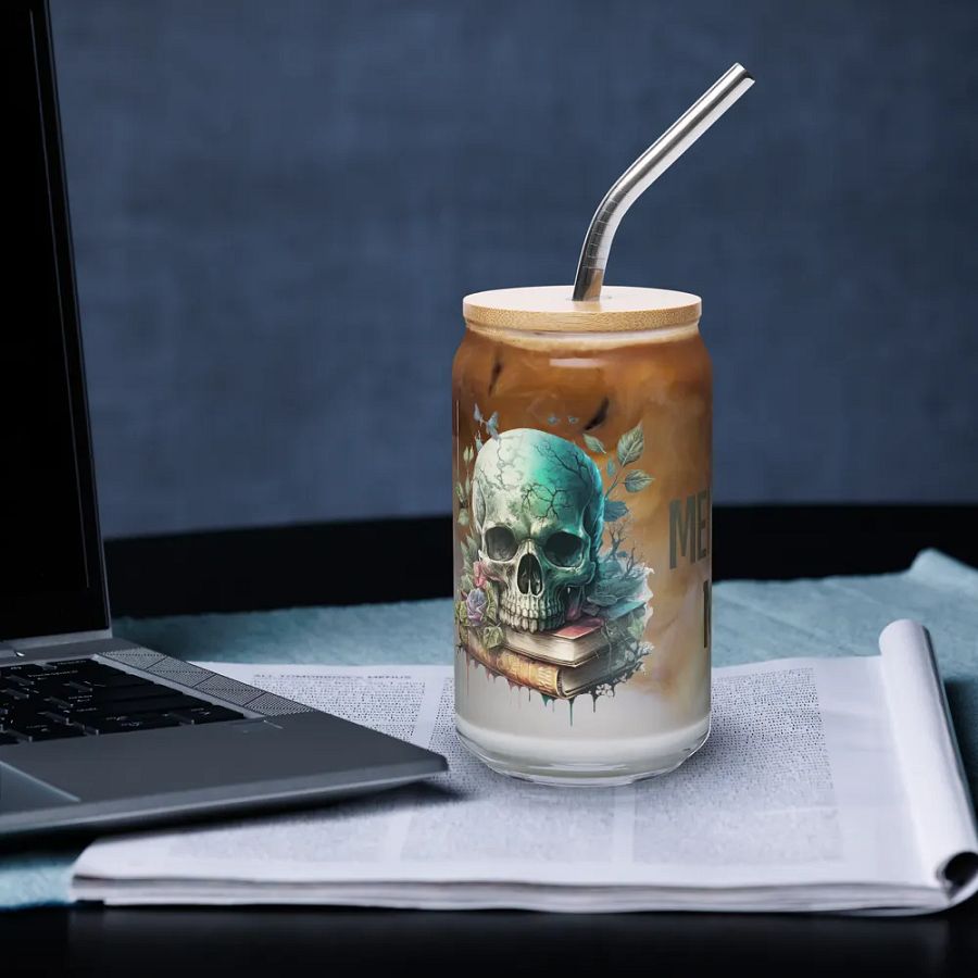 Memento Mori Can-Shaped Glass product image (3)