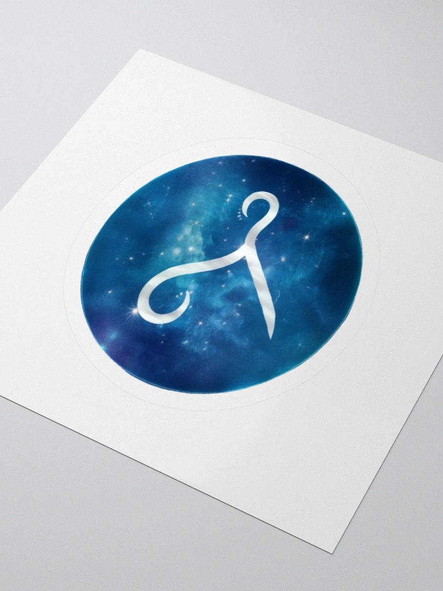 Aquarius Zodiac Kiss Cut Sticker - Exclusive Design product image (3)