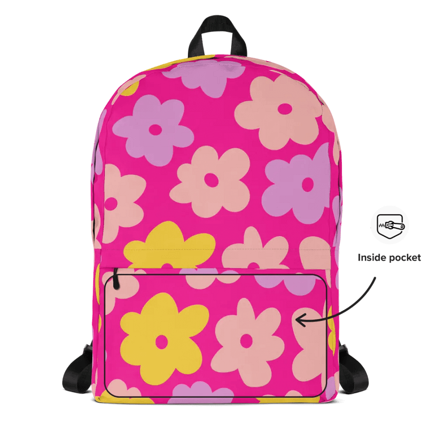Floral Fantasy All-Over Print Backpack product image (8)