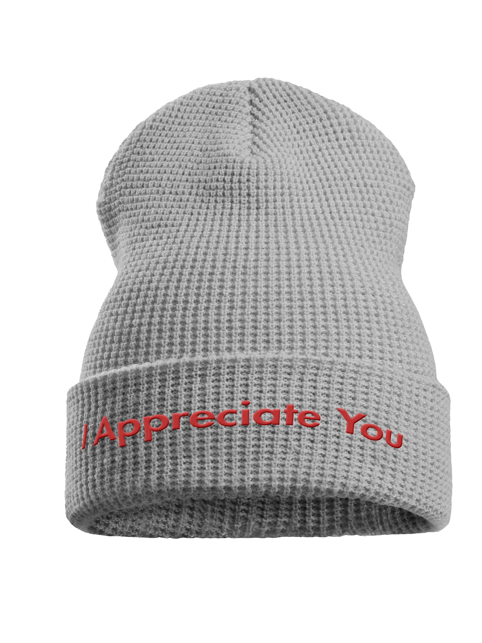 I Appreciate You Waffle Beanie product image (1)