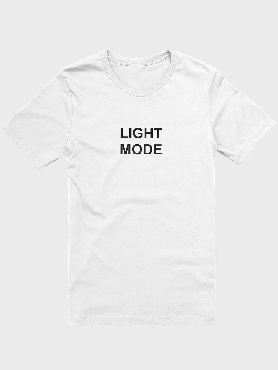 LIGHT MODE printed T-shirt product image (1)