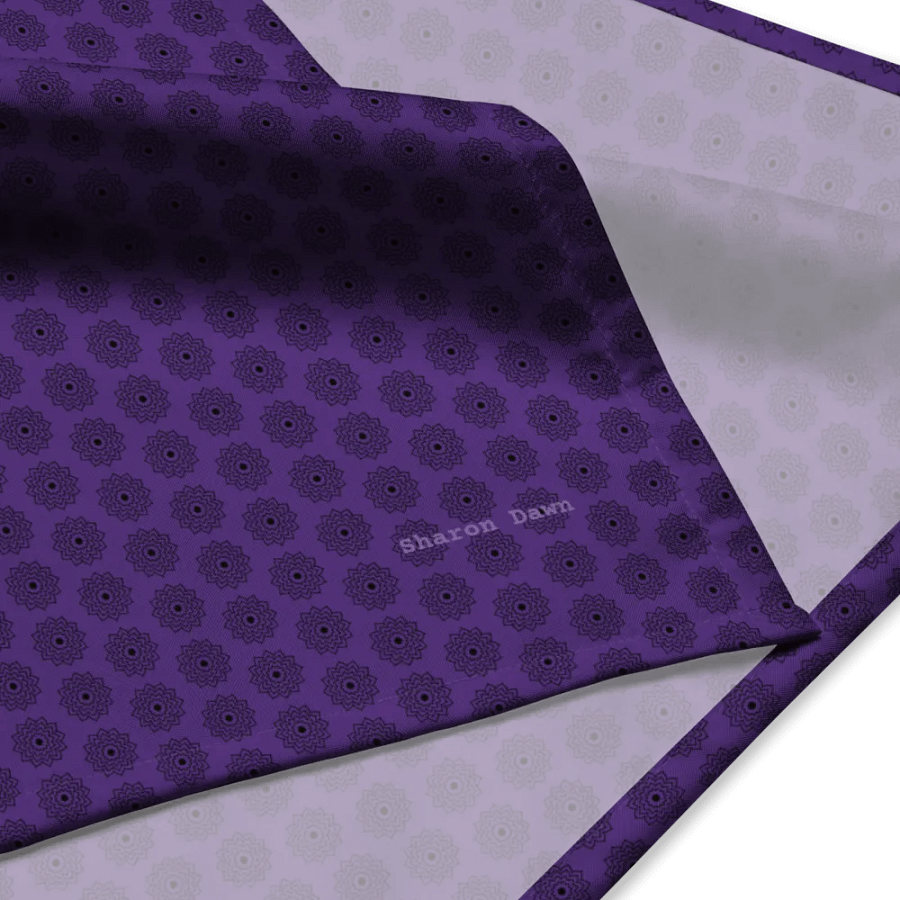 Deep Purple Mandala Bandana product image (3)