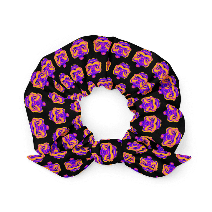 Dragon Head Mask All-Over Print Scrunchie - Black product image (1)