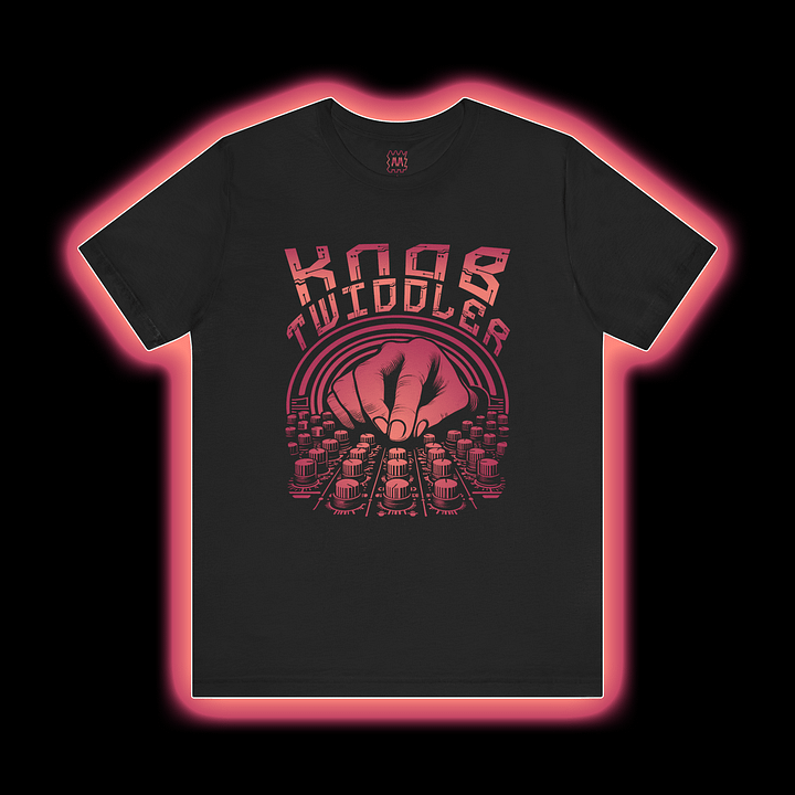 Knob Twiddler - Synthesizer/Sound Designer/Mix Engineer T-Shirt (FLAME PRINT) product image (1)