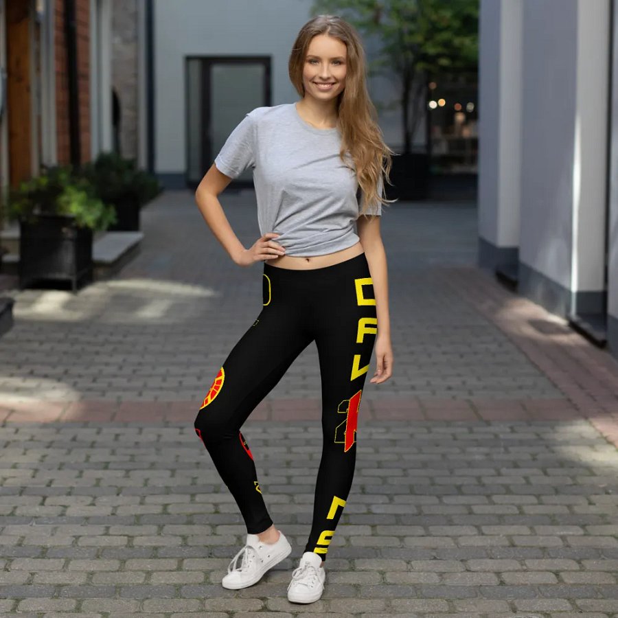 Dawkins Yellow Red Leggings product image (4)