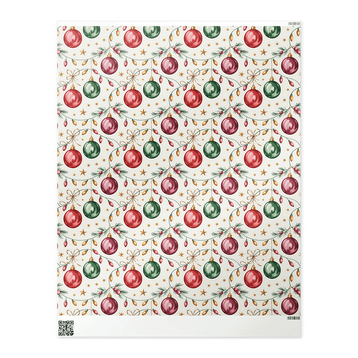 Christmas Lights Wrapping Paper product image (2)