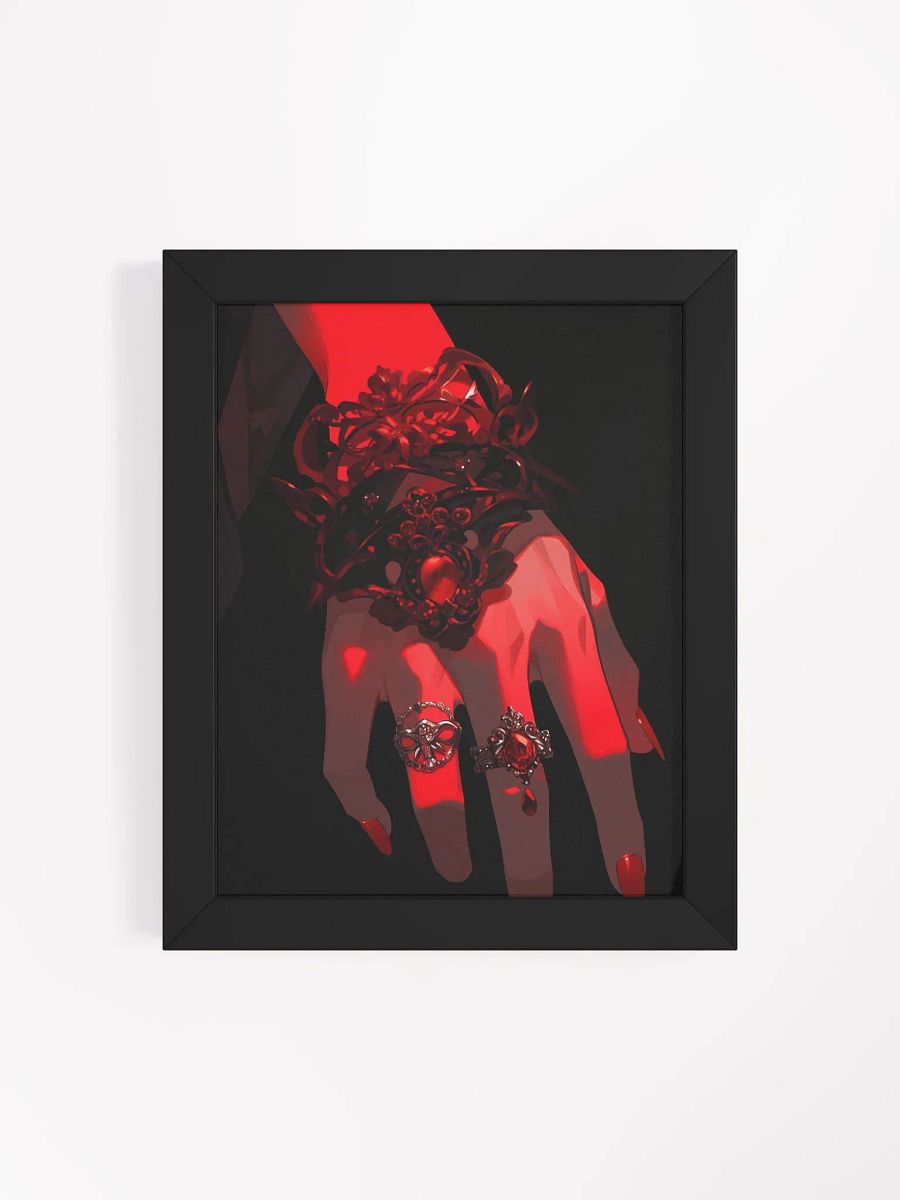 Framed Gothic Floral Adornments Poster product image (54)
