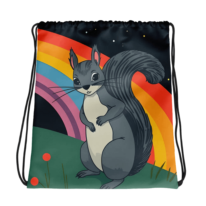 Rainbow Night Adventure Drawstring Bag product image (1)