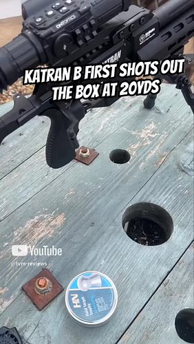@uk.airmaksarms first shots out the box with the katran b