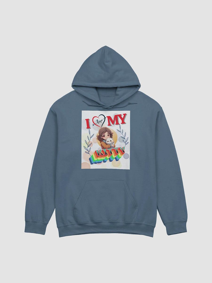 I Love my kitty design - Gildan Classic Hoodie product image (2)