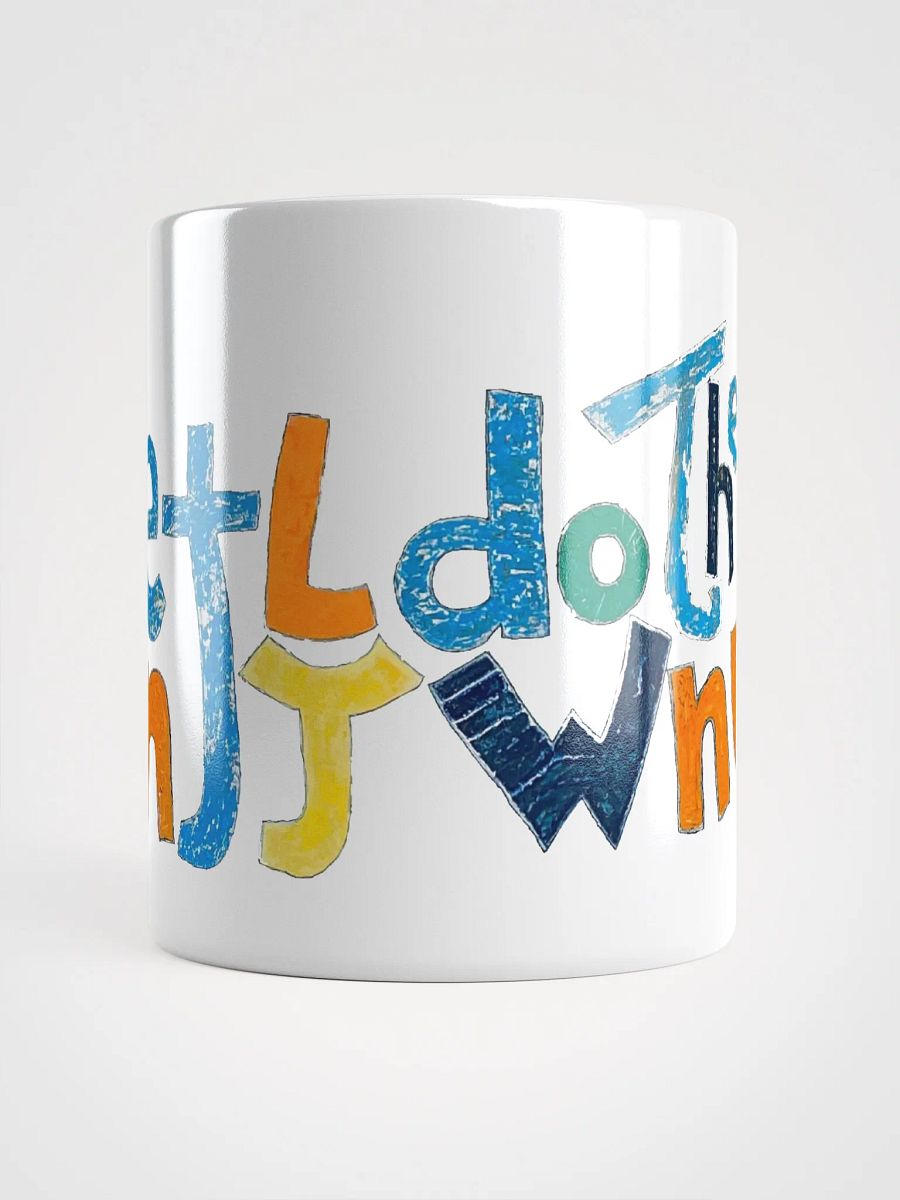 Gently Down the Stream White Ceramic Mug product image (5)