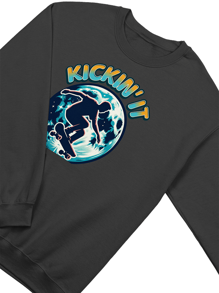 Kickin It Skateboarder Lunar Skater Crewneck product image (2)