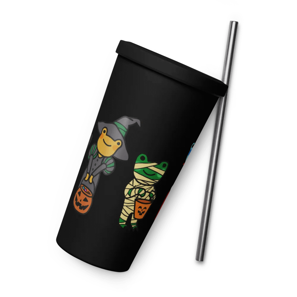 Frogoween Matte Black Tumbler product image (2)