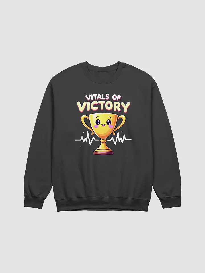heartbeat trophy, Kawaii Vital Victory Trophy Sweatshirt product image (3)